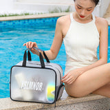 Emoswim-Women's Swim Bag Wet And Dry Sseparation Swimming Beach Storage Bag