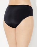 Emoswim-Schwarzer Mid-Waist Slip
