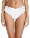 Emoswim - Freche High-Cut-Bikinihose für kurvige Frauen - Weiß