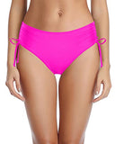 Emoswim – Stylishes Bikiniunterteil zum Binden für Teenager – Neonpink