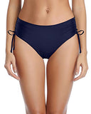 Emoswim – Damen-Badehöschen im knappen Design mit seitlicher Bindung – Marineblau