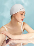 Emoswim-Badekappen für langes Haar, strapazierfähige Silikon-Badekappen für Damen