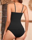Emoswim-Damen Bandeau Bikini Bademode 2-Teiler Trägerloser Bauchweg-Badeanzug