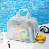 Emoswim-Women's Swim Bag Wet And Dry Sseparation Swimming Beach Storage Bag