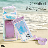 Emoswim-IP68 Wasserdichter Packsack 2L – Rollverschluss-Rucksack mit Handyhülle/Handytasche. Wassersport- & Kajakzubehör, Essentials für Camping, Schwimmen, Strand, Angeln, Rafting, Reisen Seifenblase