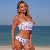 Emoswim-White Mix-Motiv Bikini-Set DGBK403