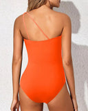 Emoswim – One-Shoulder-Badeanzug für Damen, Einteiler mit Bauchkontrolle