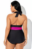 Emoswim-Backless Halter Neck Sexy One Piece Swimsuit DGPS1502