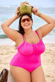 Emoswim - Einteiliger Badeanzug mit verstellbaren Trägern und dreifachem Perlenaccessoire DGPS1508