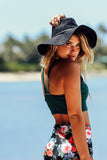 Emoswim – Neckholder-Bikini mit Hochhaus-Print